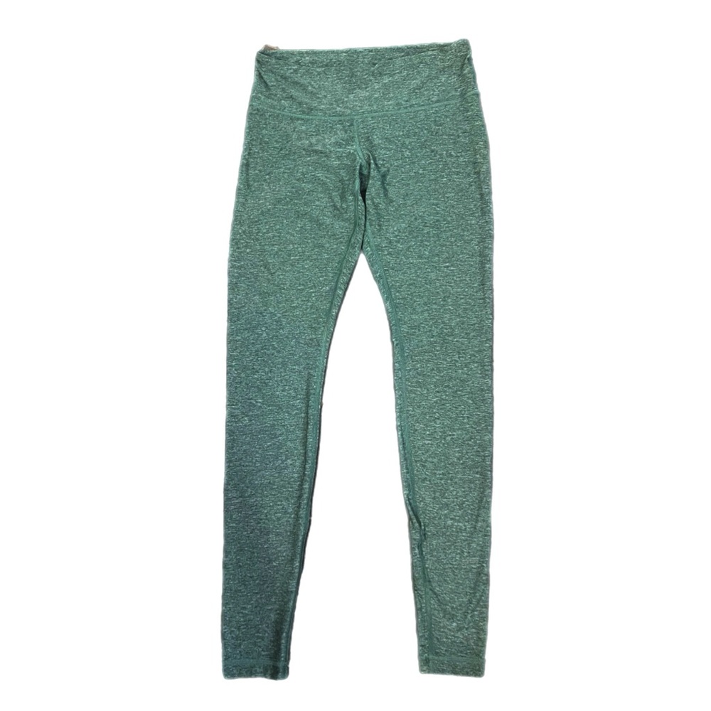 Rare Lululemon green brushed leggings size 6